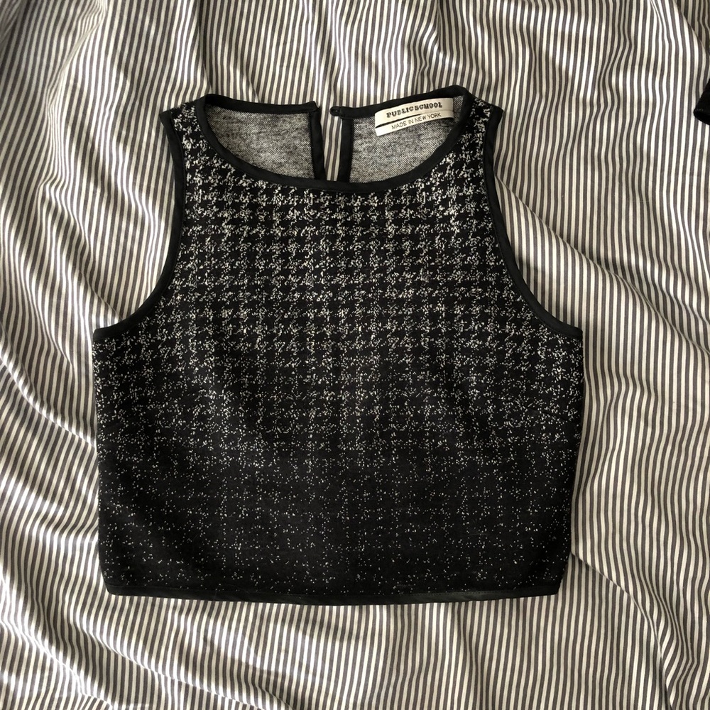 Public School Wool Houndstooth Set - Picture 6 of 13